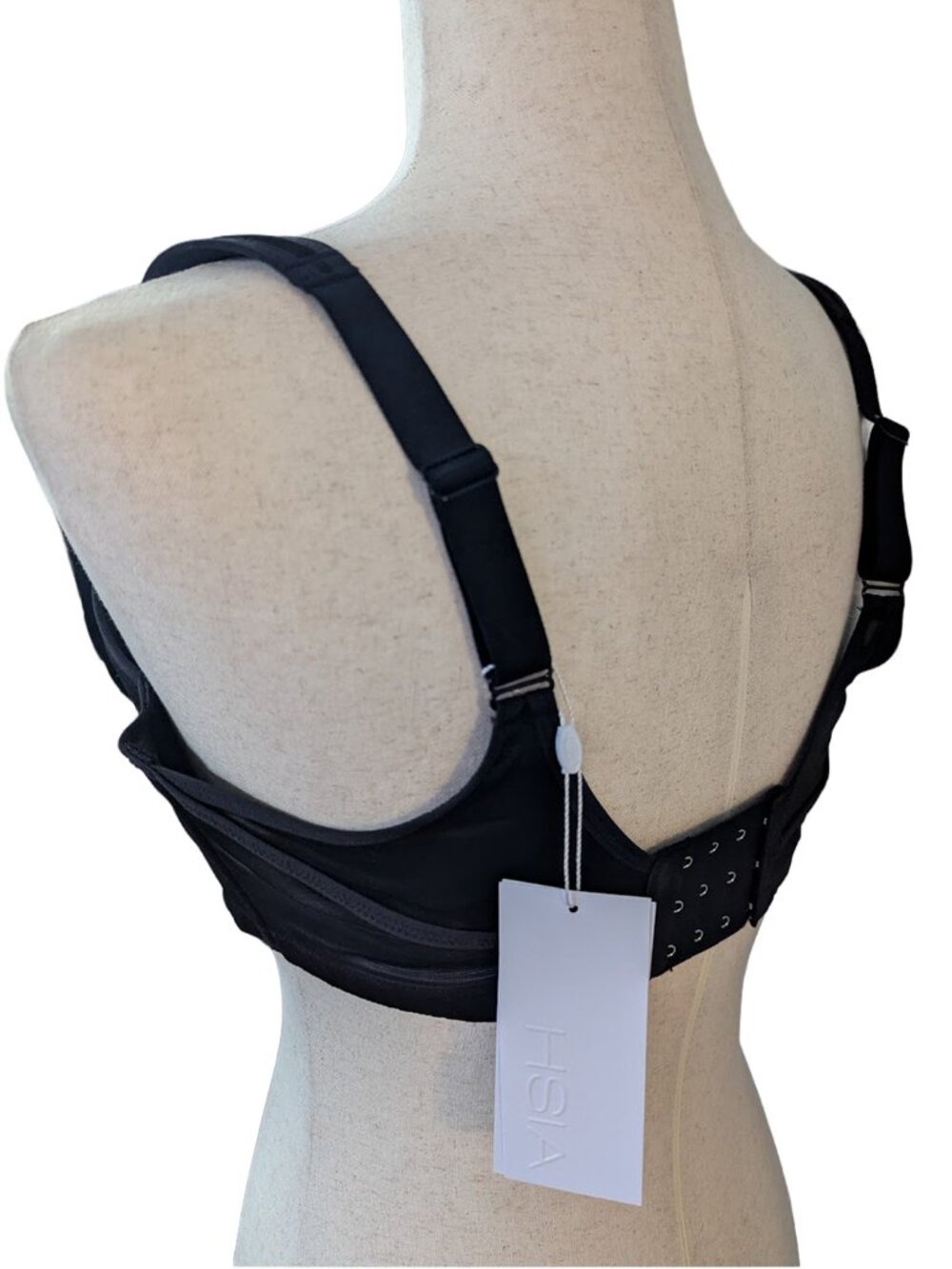NWT HSIA Starry Night Lightly Lined Padded Balconette Bra in Black - Picture 10 of 11